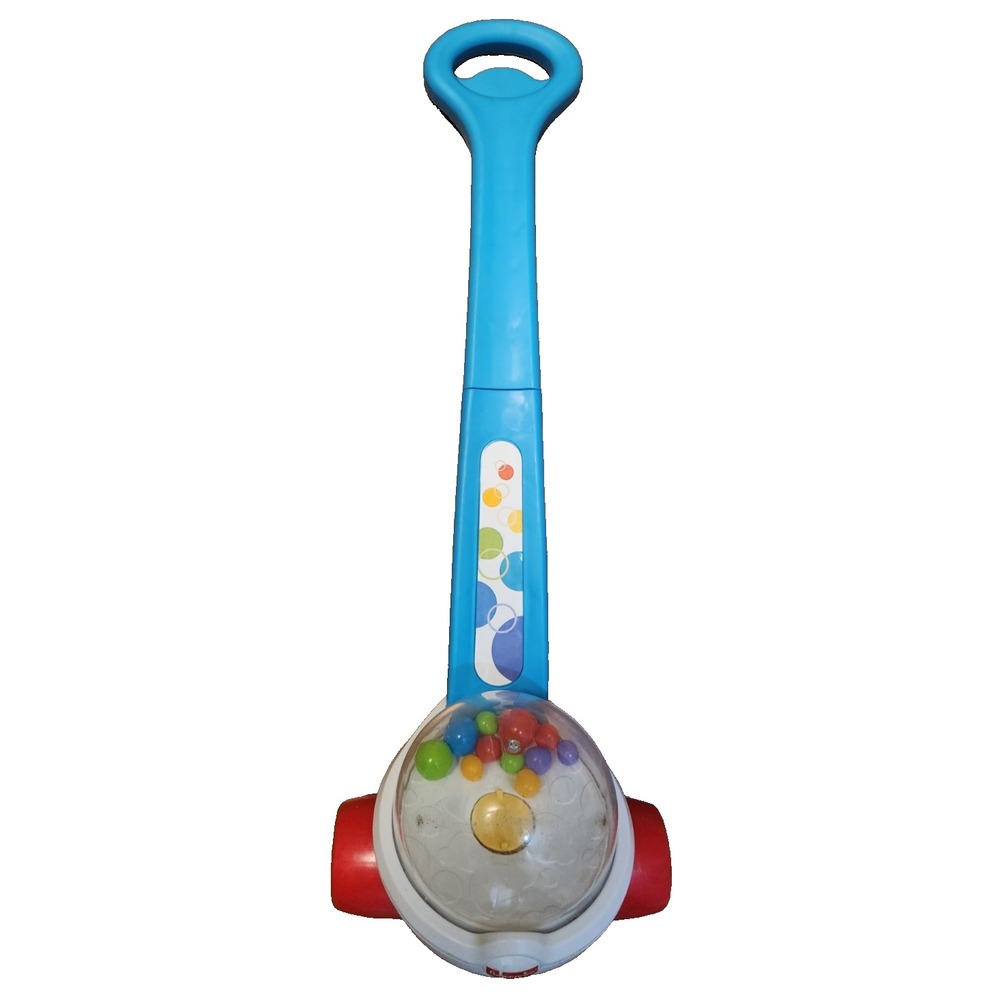 Blue Push Toy Ball Popper for Toddlers - Kids Toys